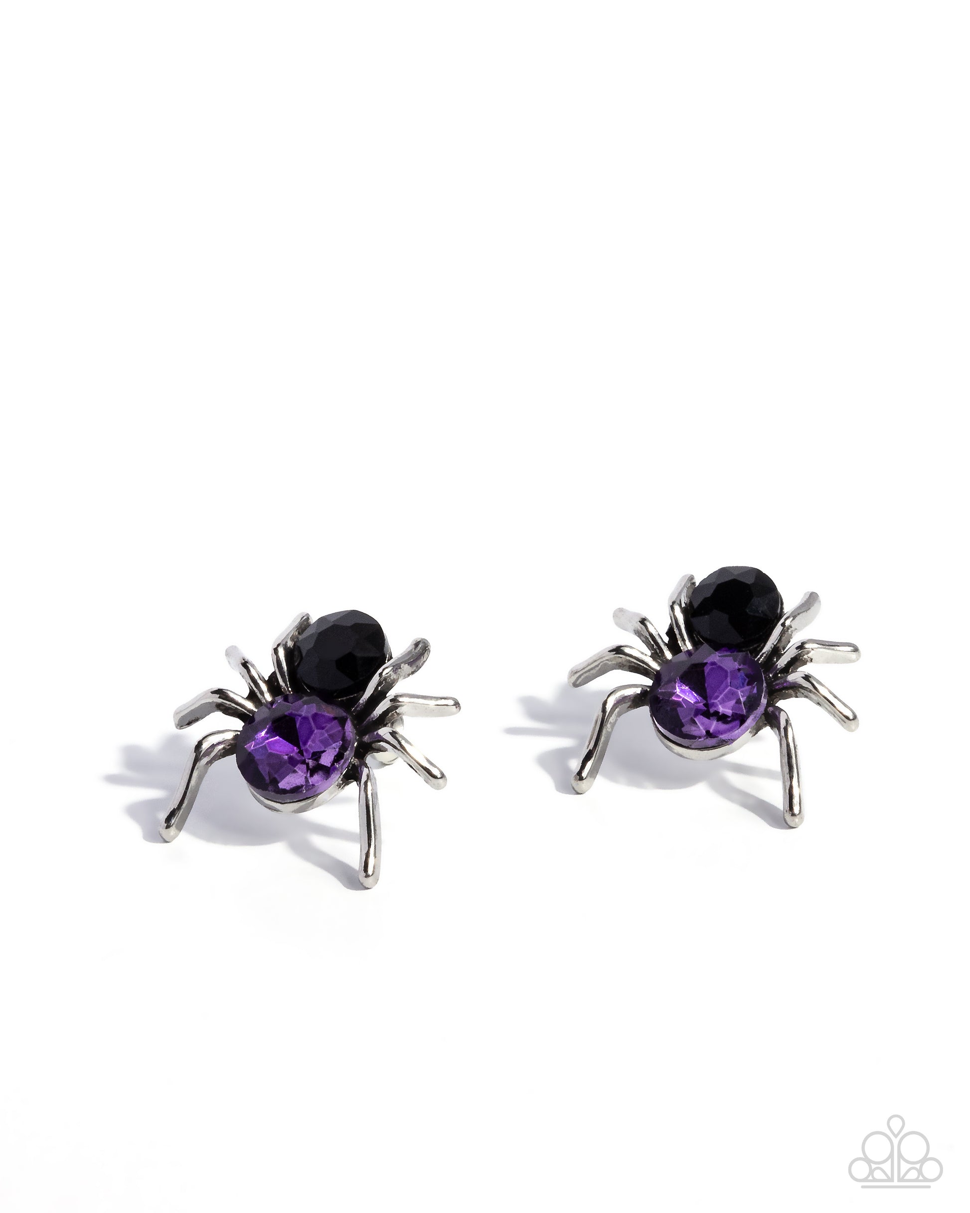 Black Widow - purple - Paparazzi earrings