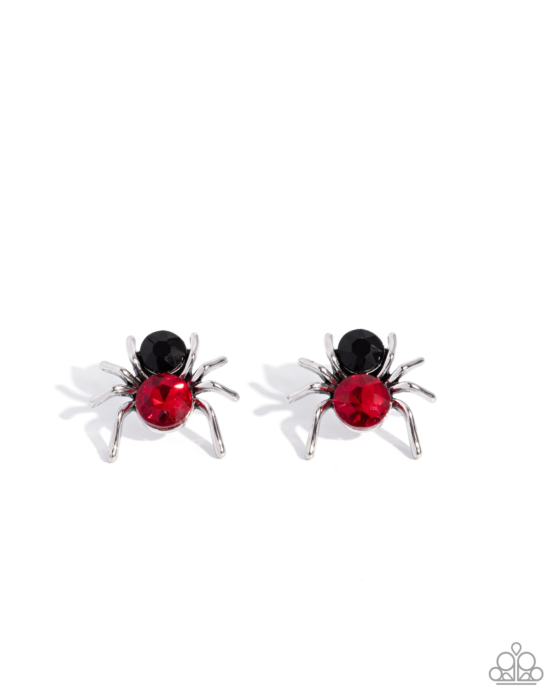 Black Widow - red - Paparazzi earrings