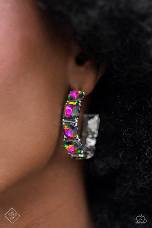 Blazing Bow - multi - Paparazzi earrings