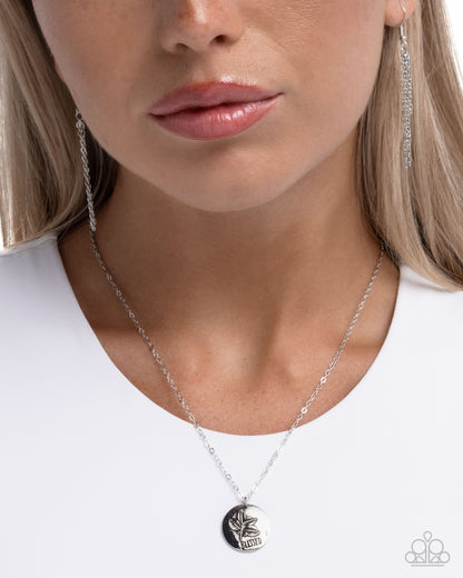 Blessed Balance - silver - Paparazzi necklace