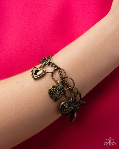 Blinding Botanicals - brass - Paparazzi complete set