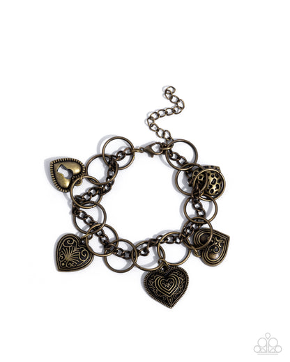 Blinding Botanicals - brass - Paparazzi complete set