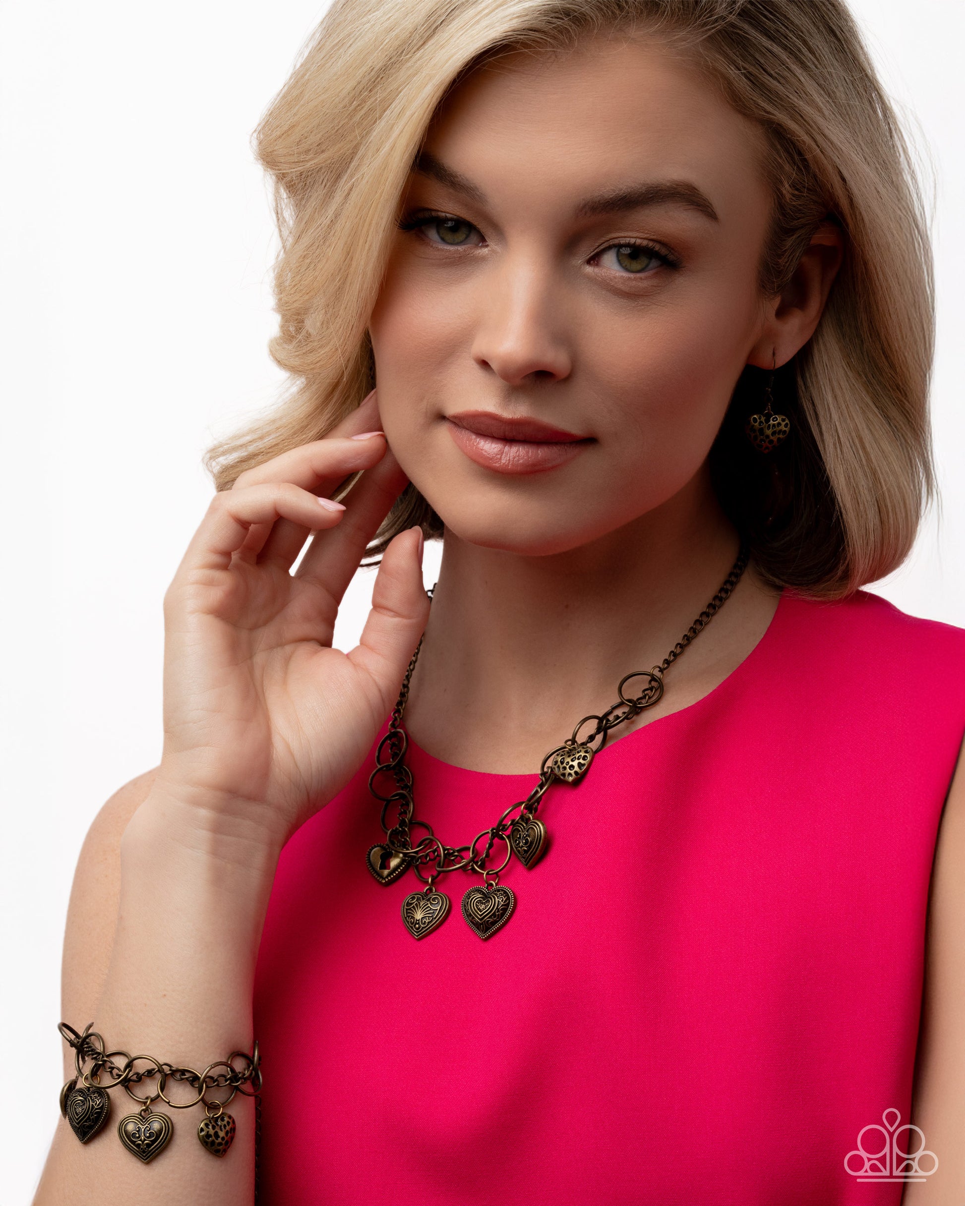 Botanical Balance - brass - Paparazzi necklace