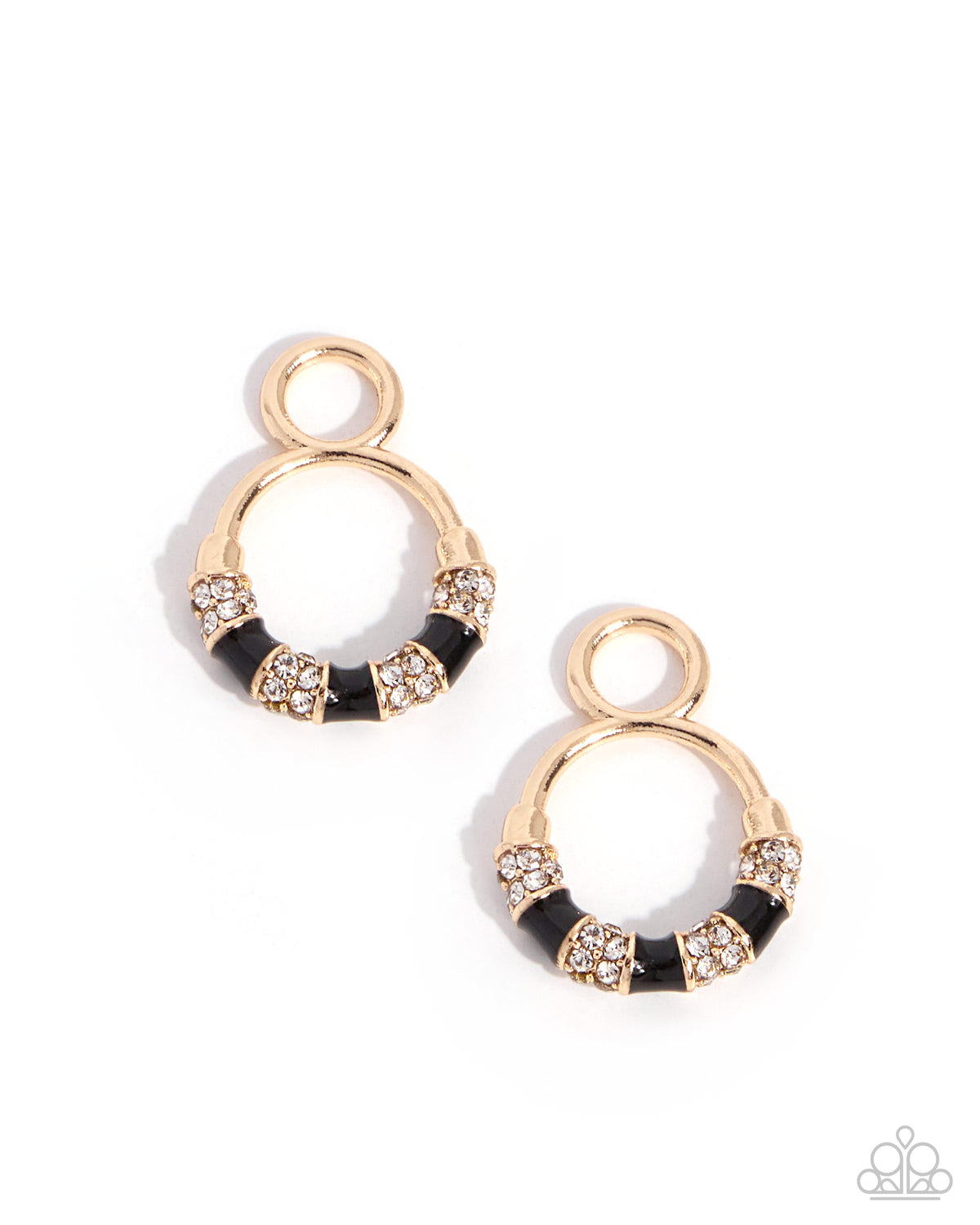Blissful Bling - black - Paparazzi earring charms