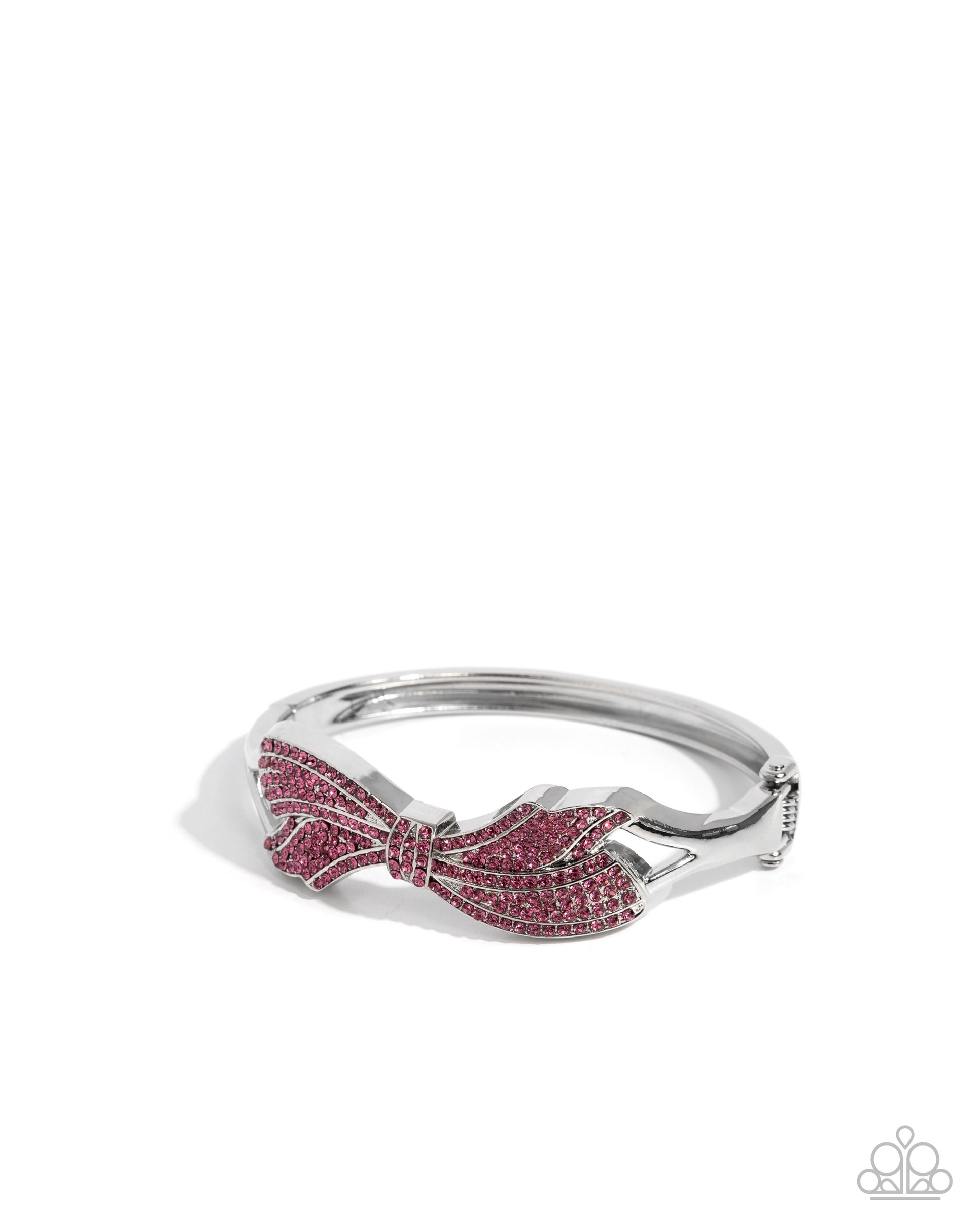 Blissful Bow - pink - Paparazzi bracelet