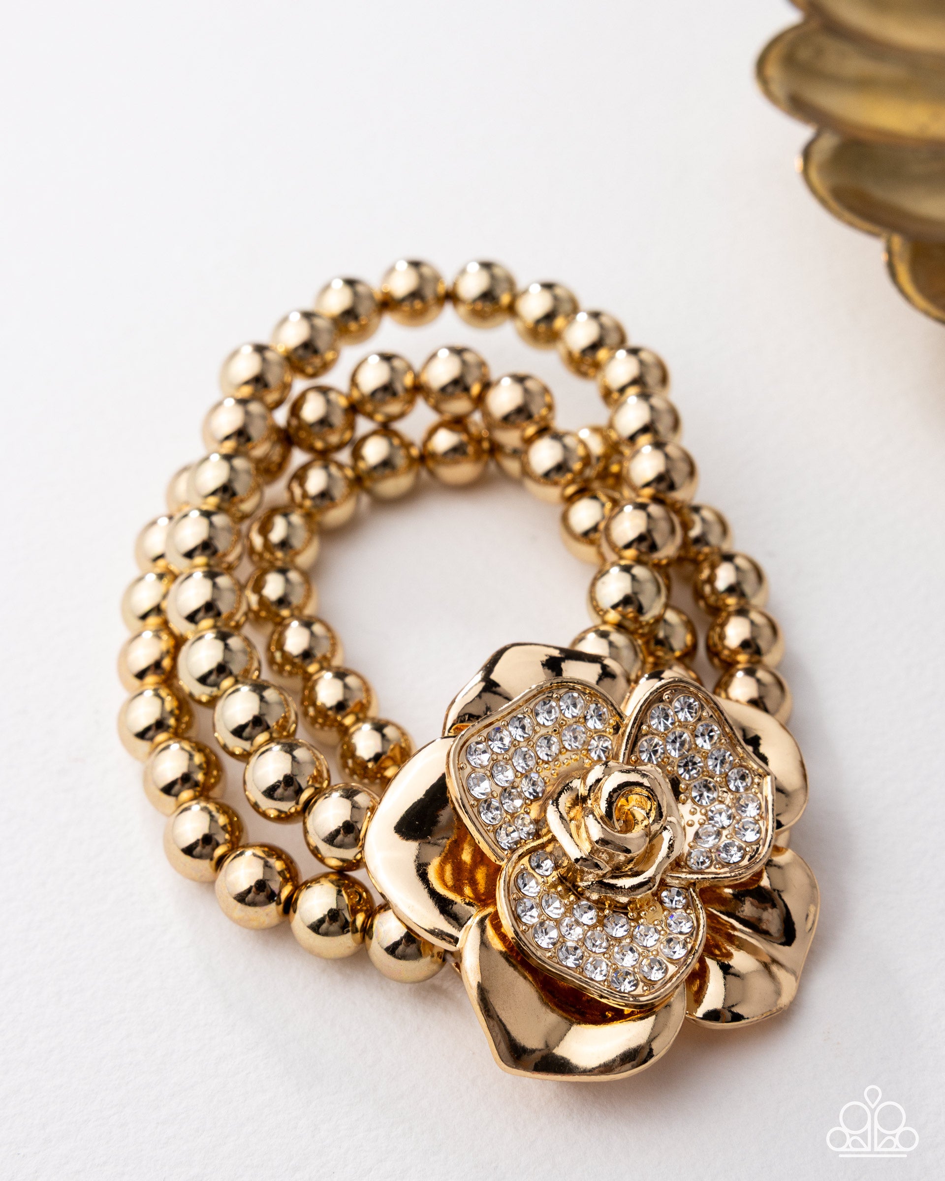 Blooming Background - gold - Paparazzi bracelet