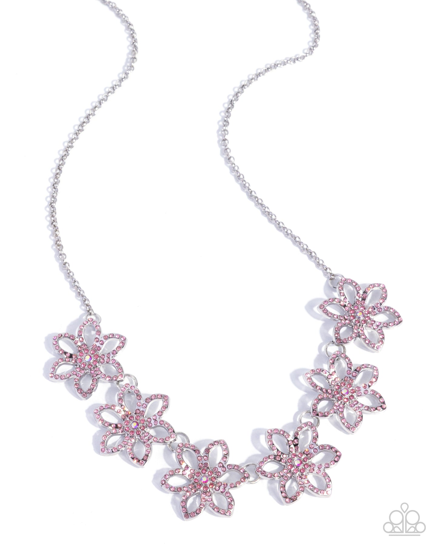 Blooming Backstage - pink - Paparazzi necklace