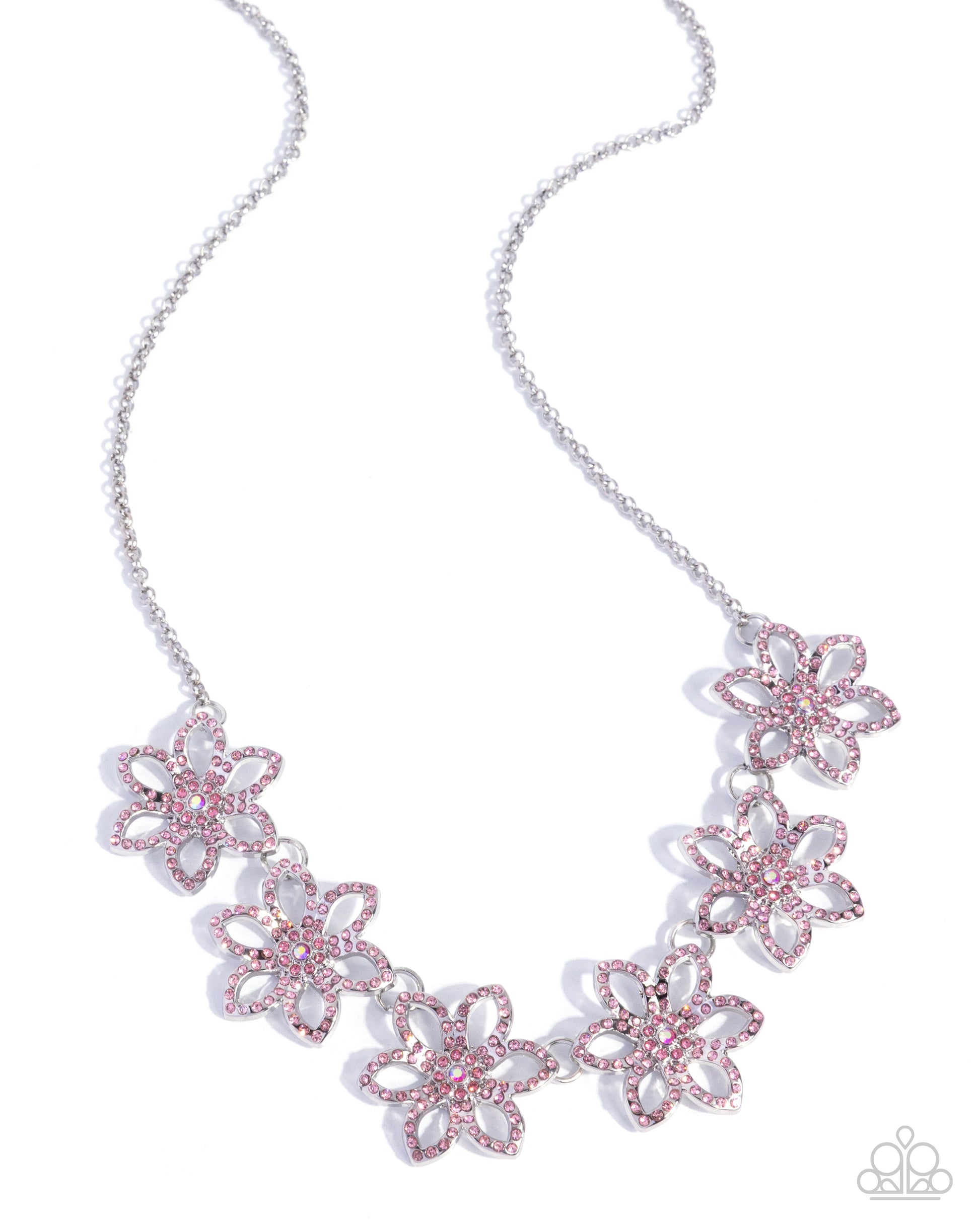 Blooming Backstage - pink - Paparazzi necklace
