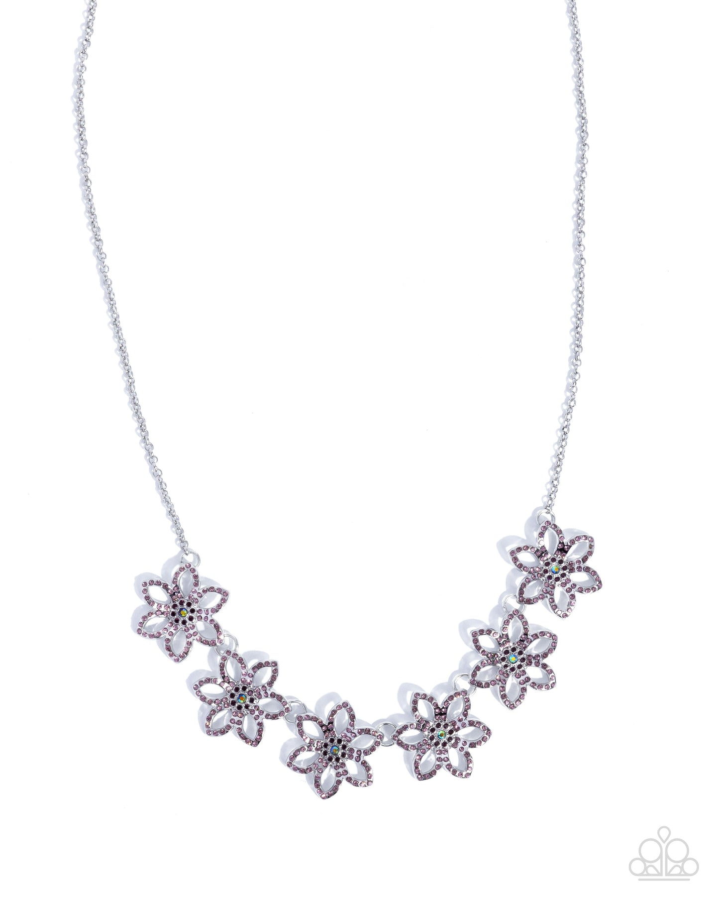 Blooming Backstage - purple - Paparazzi necklace