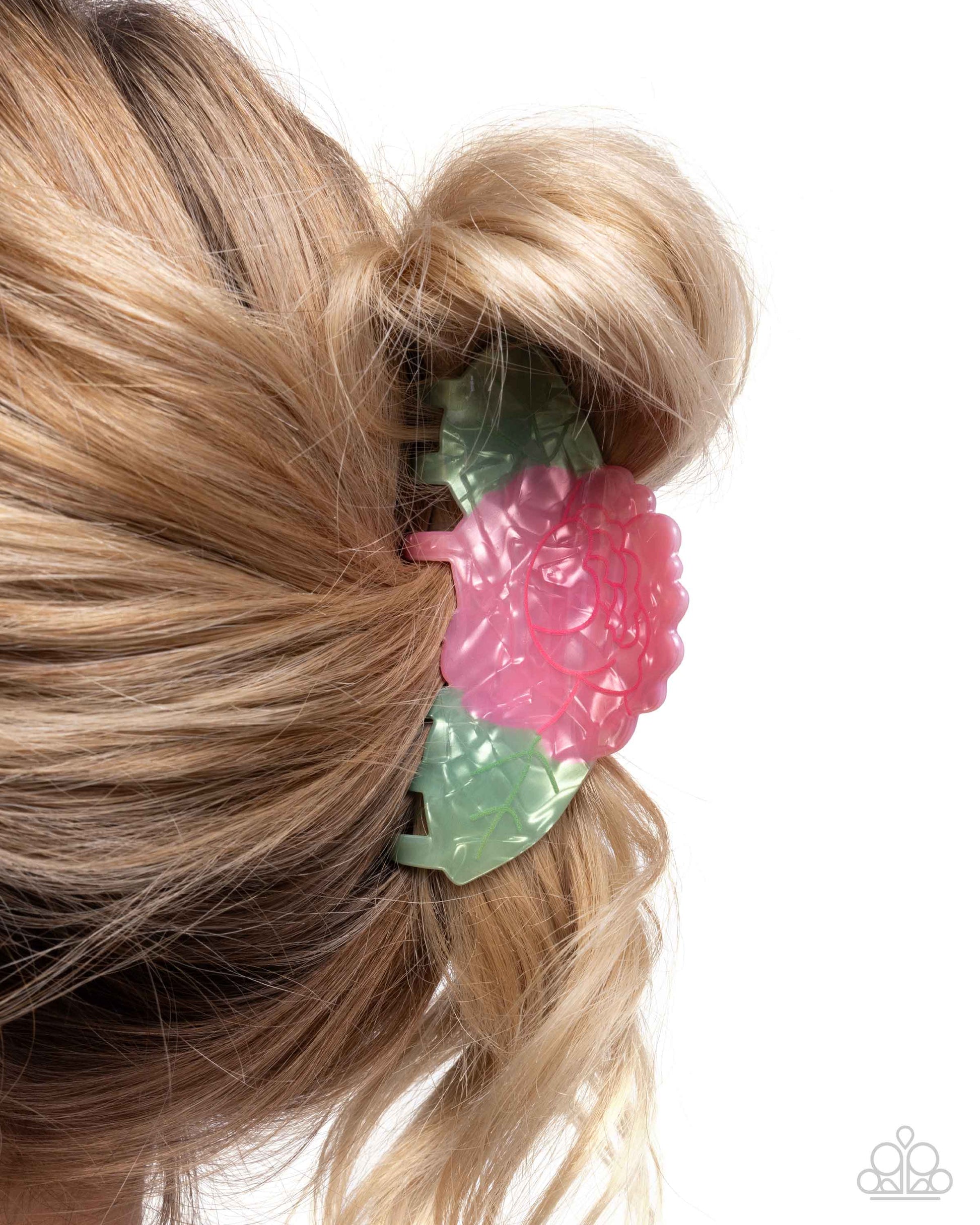 Blooming Baddie - pink - Paparazzi hair clip