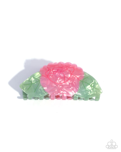 Blooming Baddie - pink - Paparazzi hair clip