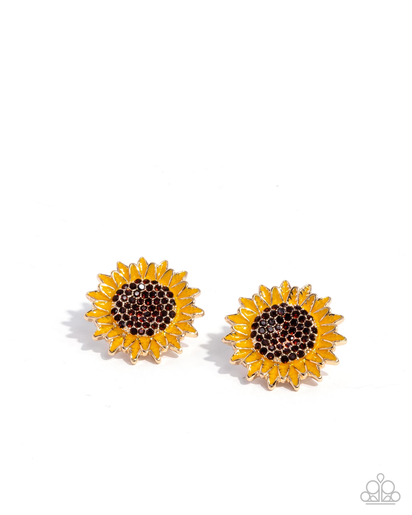 Blooming Beat - brown - Paparazzi earrings