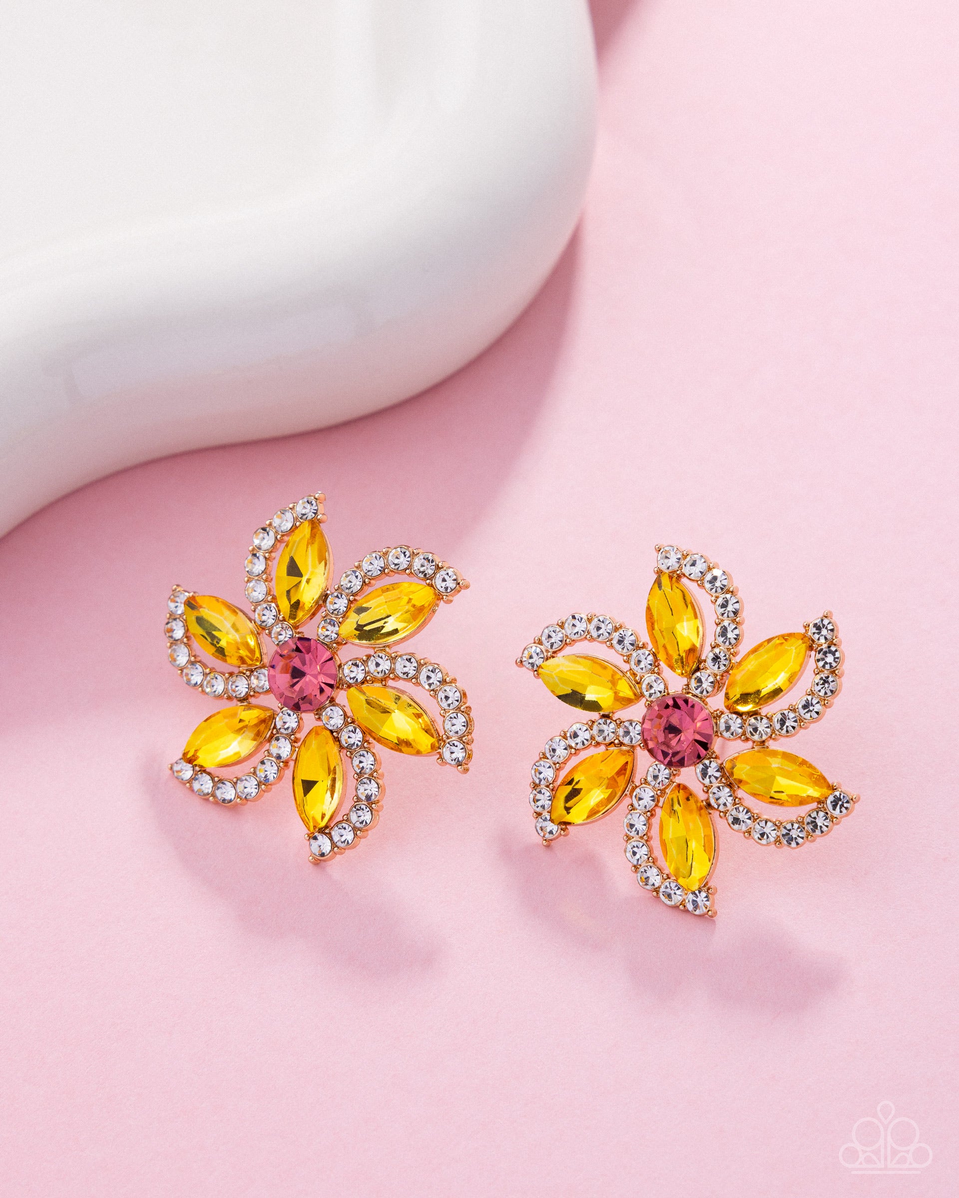 Blooming Belief - multi - Paparazzi earrings