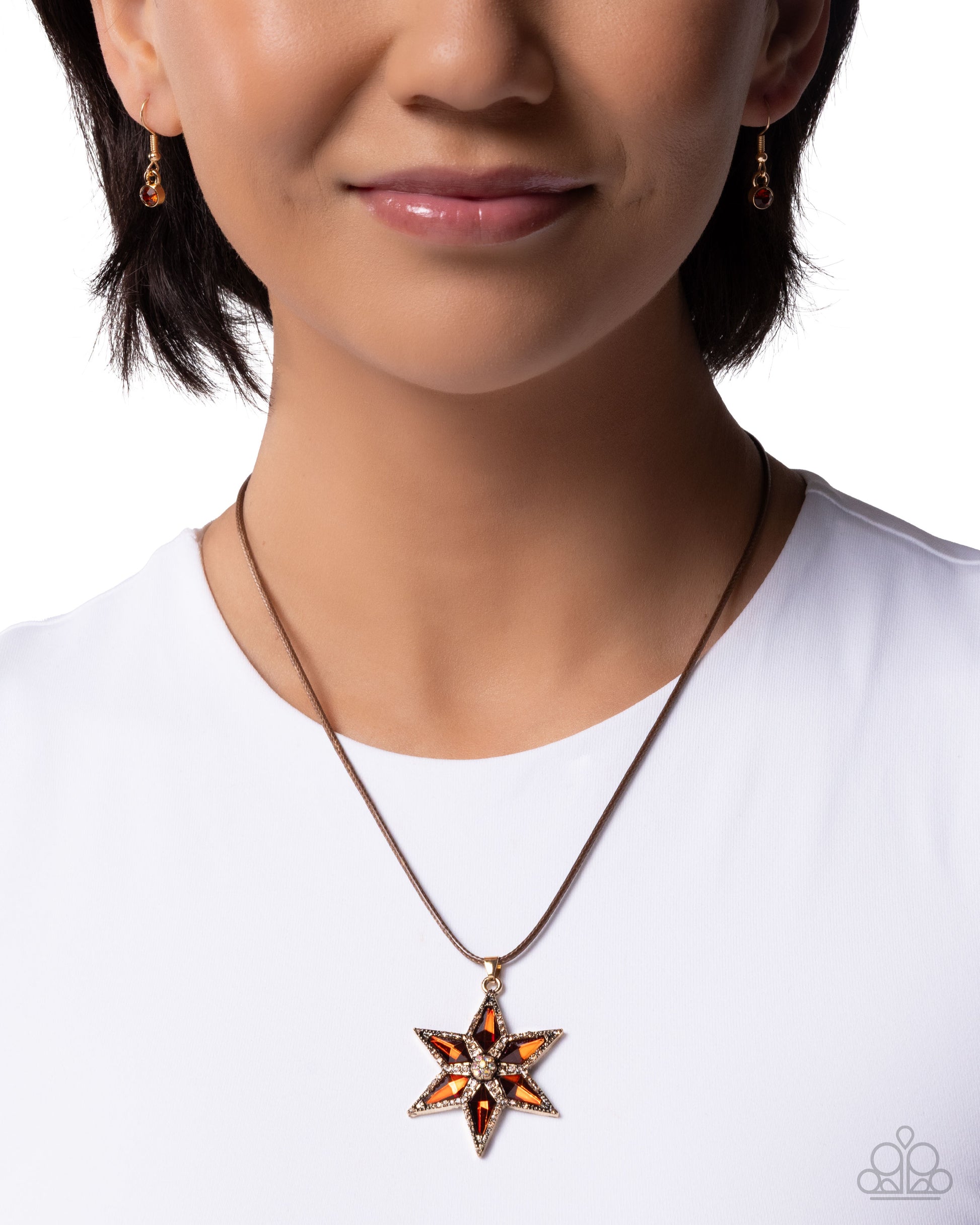 Blooming Boss - brown - Paparazzi necklace