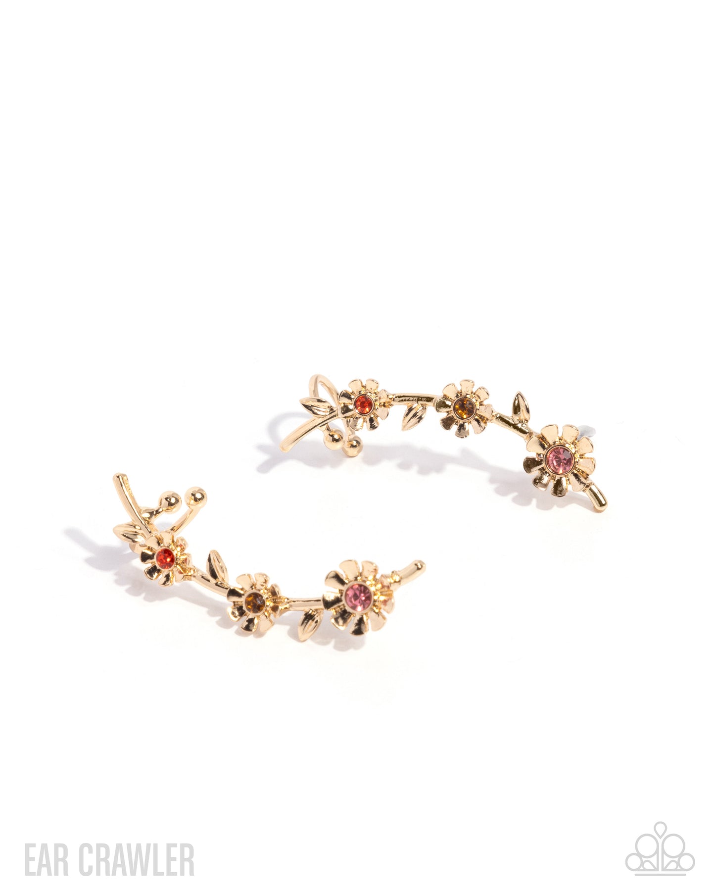 Blooming Boulevard - gold - Paparazzi earrings