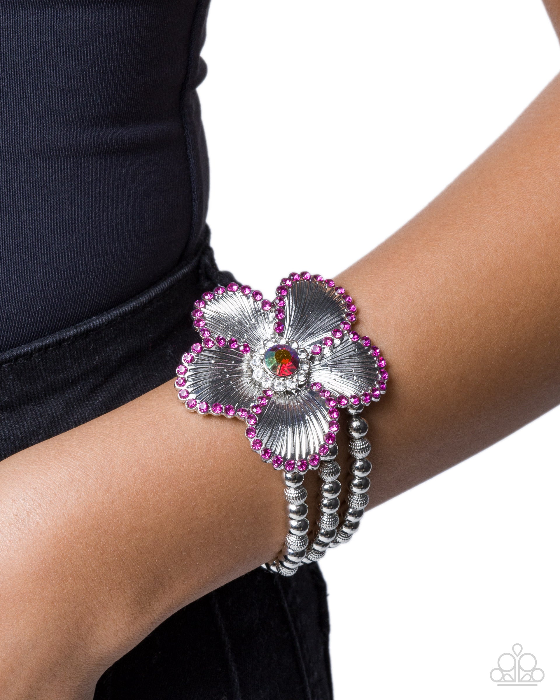 Blooming Bourrée - pink - Paparazzi bracelet