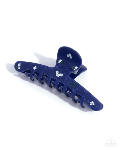 Blooming Breakout - blue - Paparazzi hair clip