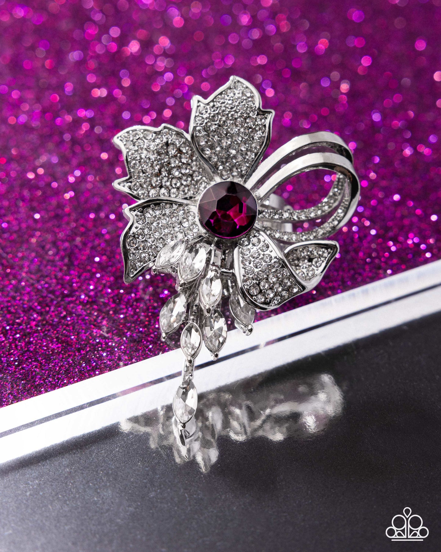 Blooming Broadcast - pink - Paparazzi ring