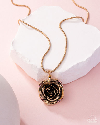 Blooming Buffer - pink - Paparazzi necklace
