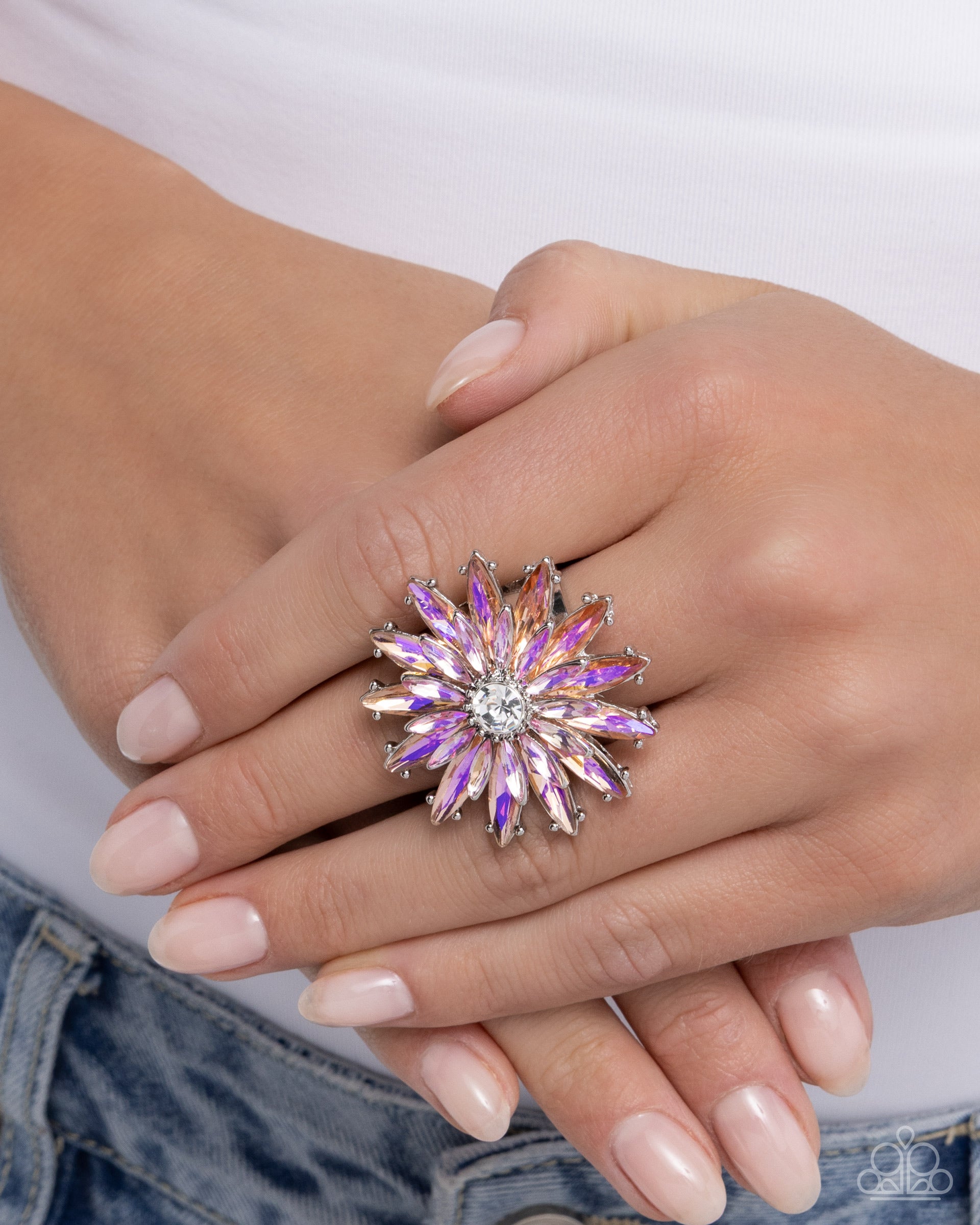 Blooming Bundle - orange - Paparazzi ring
