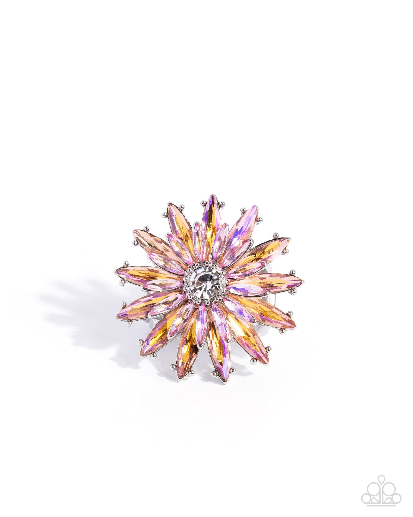 Blooming Bundle - orange - Paparazzi ring