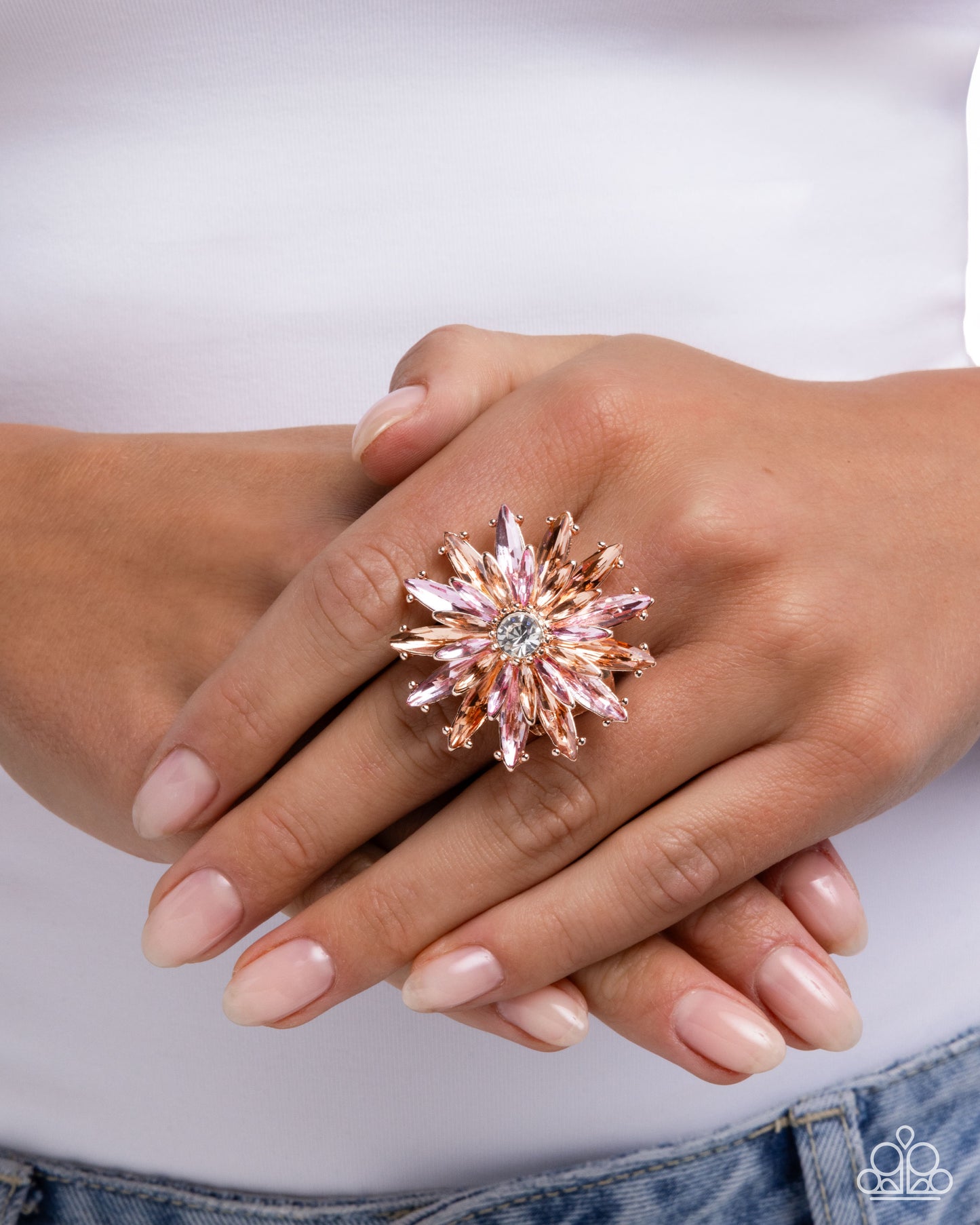 Blooming Bundle - pink - Paparazzi ring
