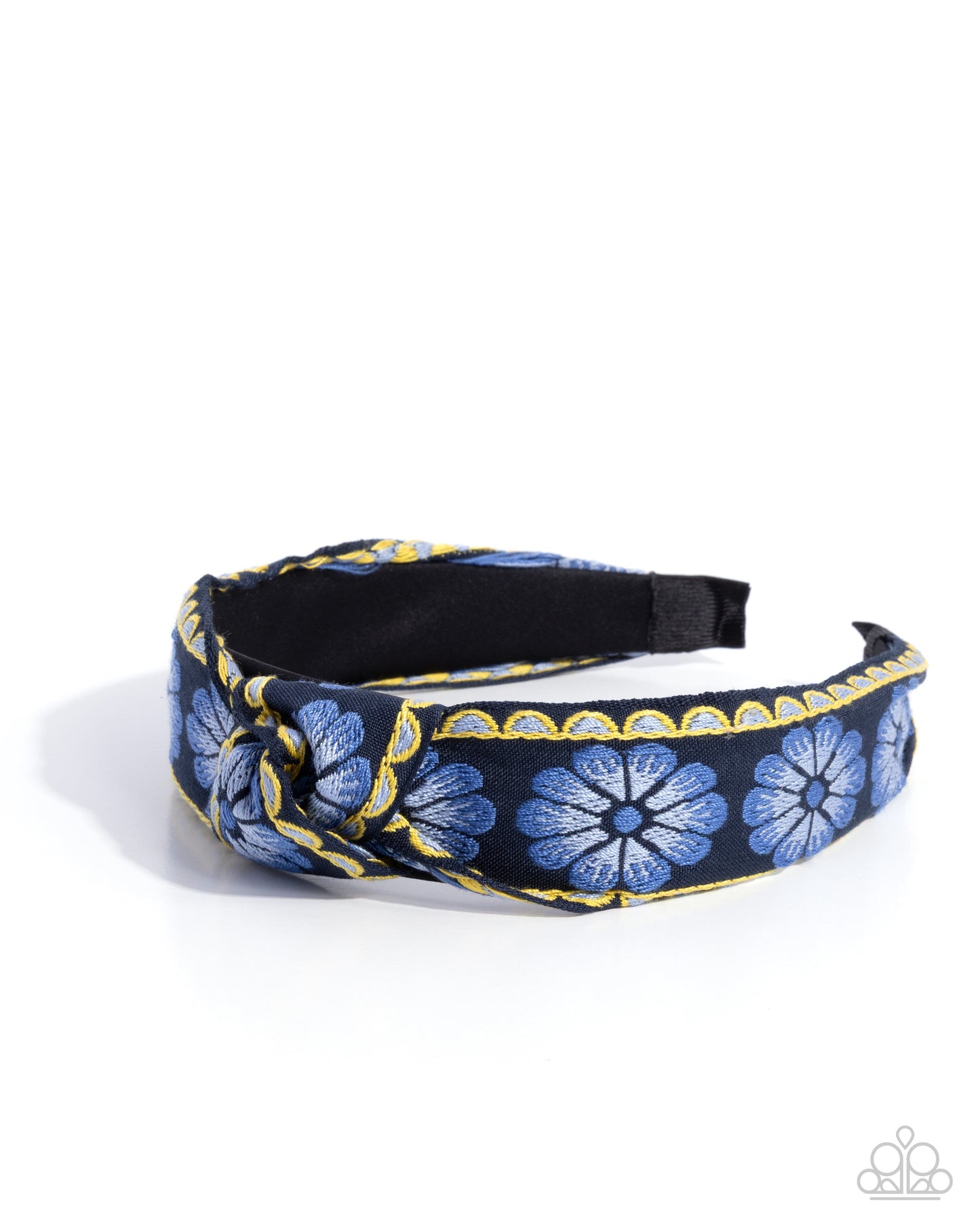 Blooming Business - blue - Paparazzi headband