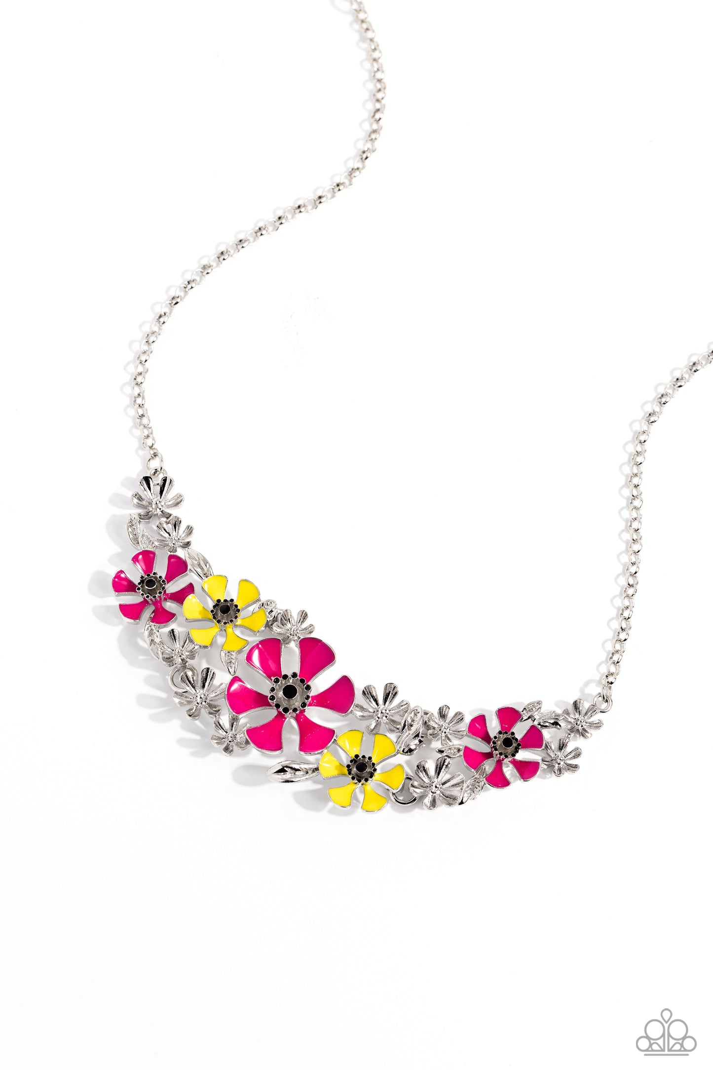 Blooming Practice - pink - Paparazzi necklace
