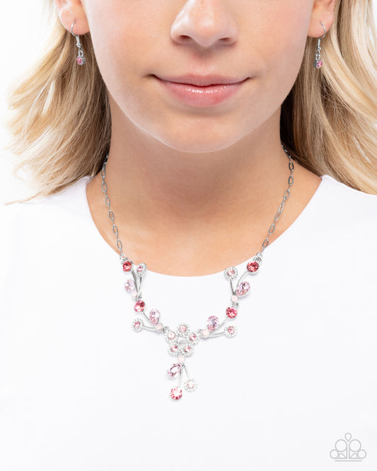 Blossom Queen - pink - Paparazzi necklace