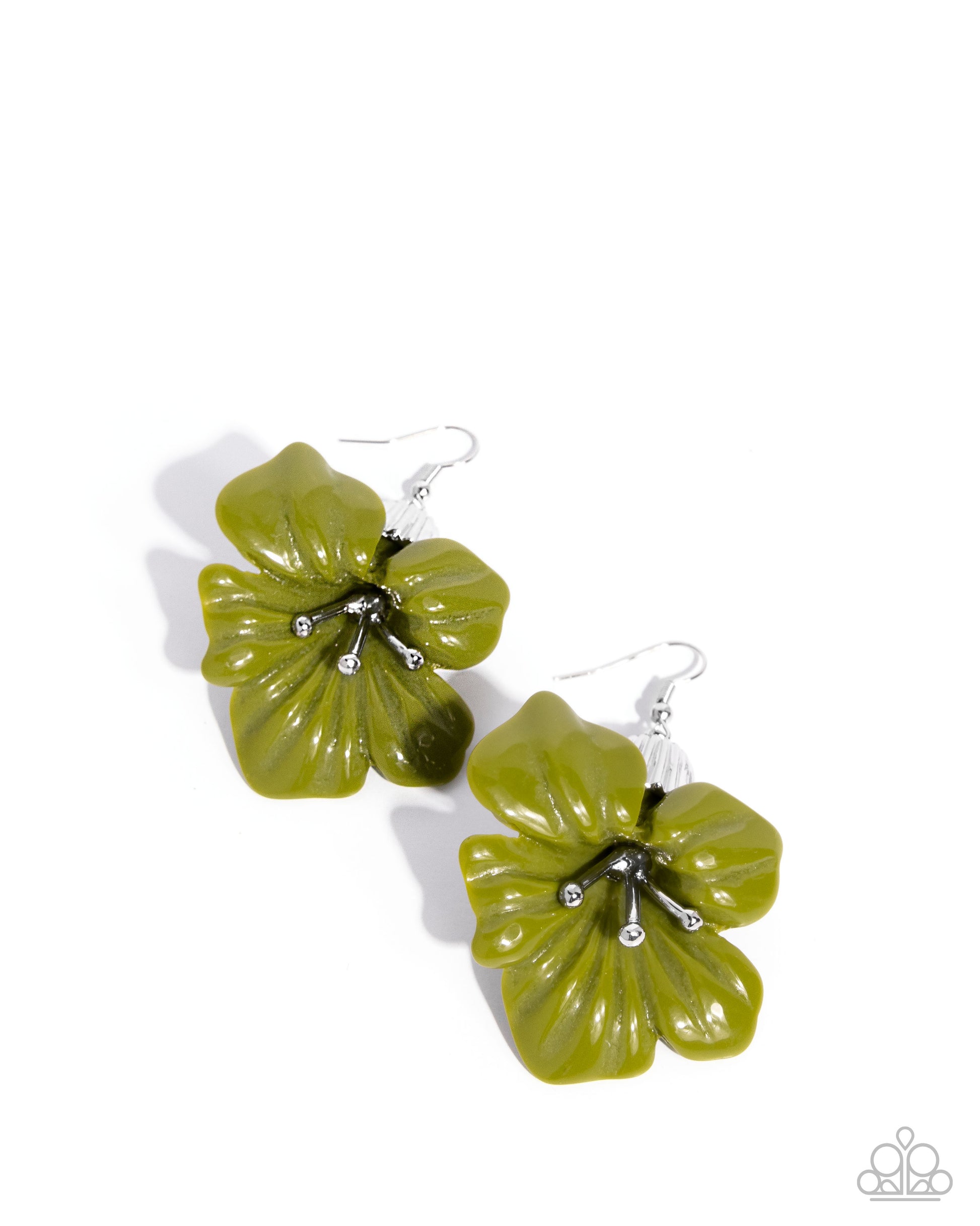 Blossoming Boardroom - green - Paparazzi earrings