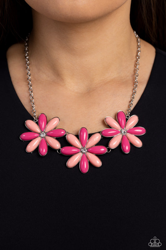 Bodacious Bouquet - pink - Paparazzi necklace