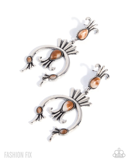 Bohemian Balance - brown - Paparazzi earrings