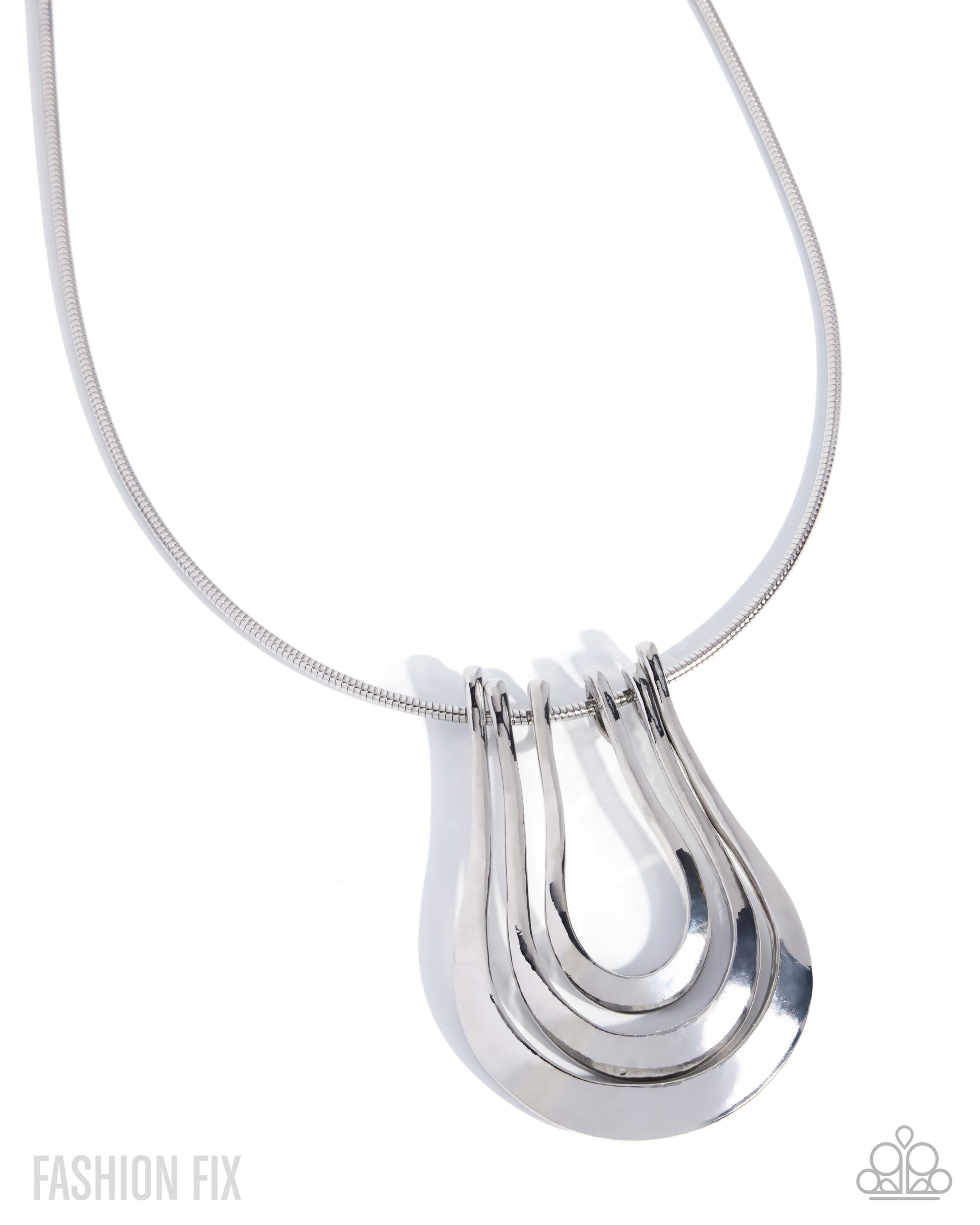 Bohemian Bravado - silver - Paparazzi necklace