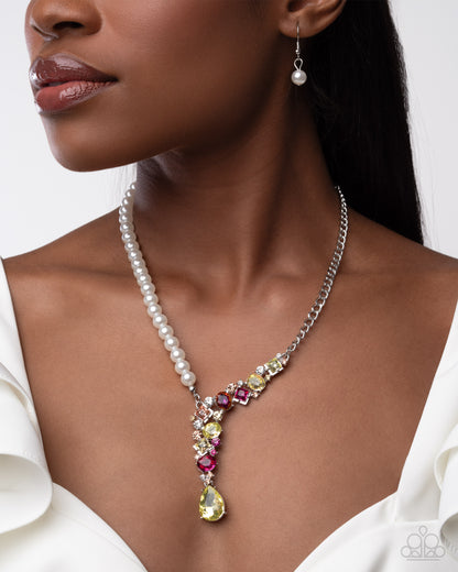 Boisterous Ballet - yellow - Paparazzi necklace