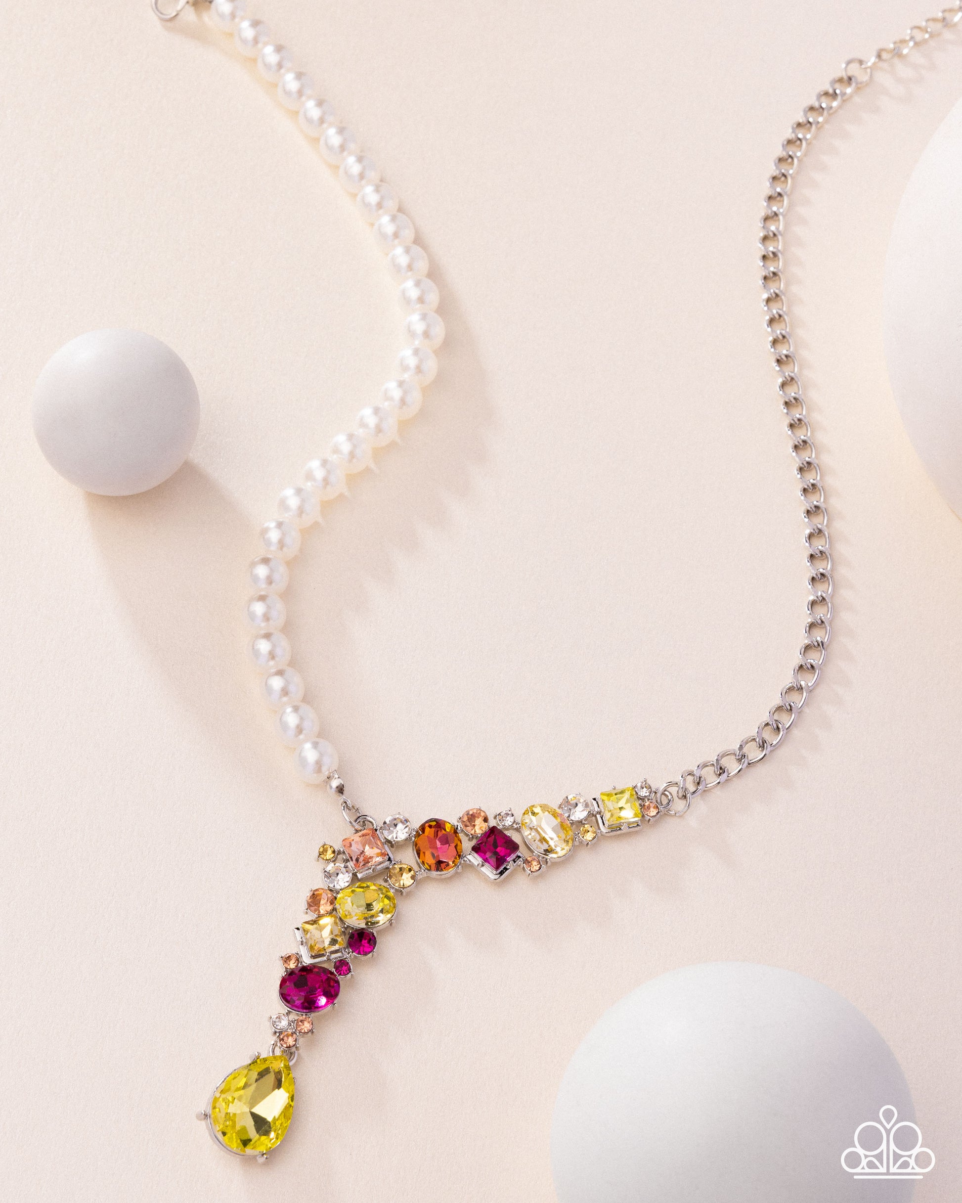 Boisterous Ballet - yellow - Paparazzi necklace