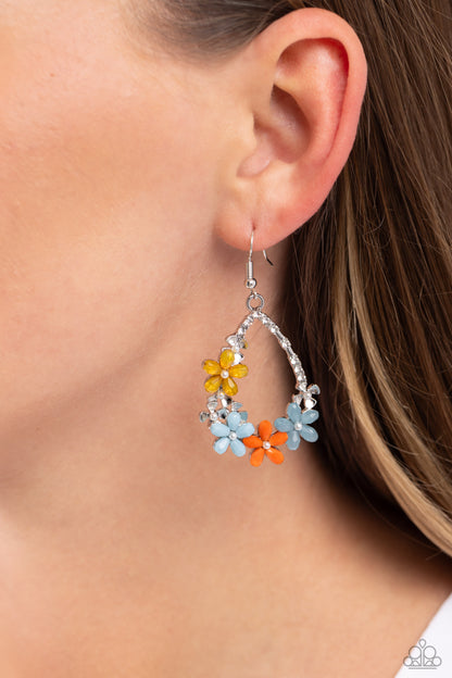 Boisterous Blooms - multi - Paparazzi earrings