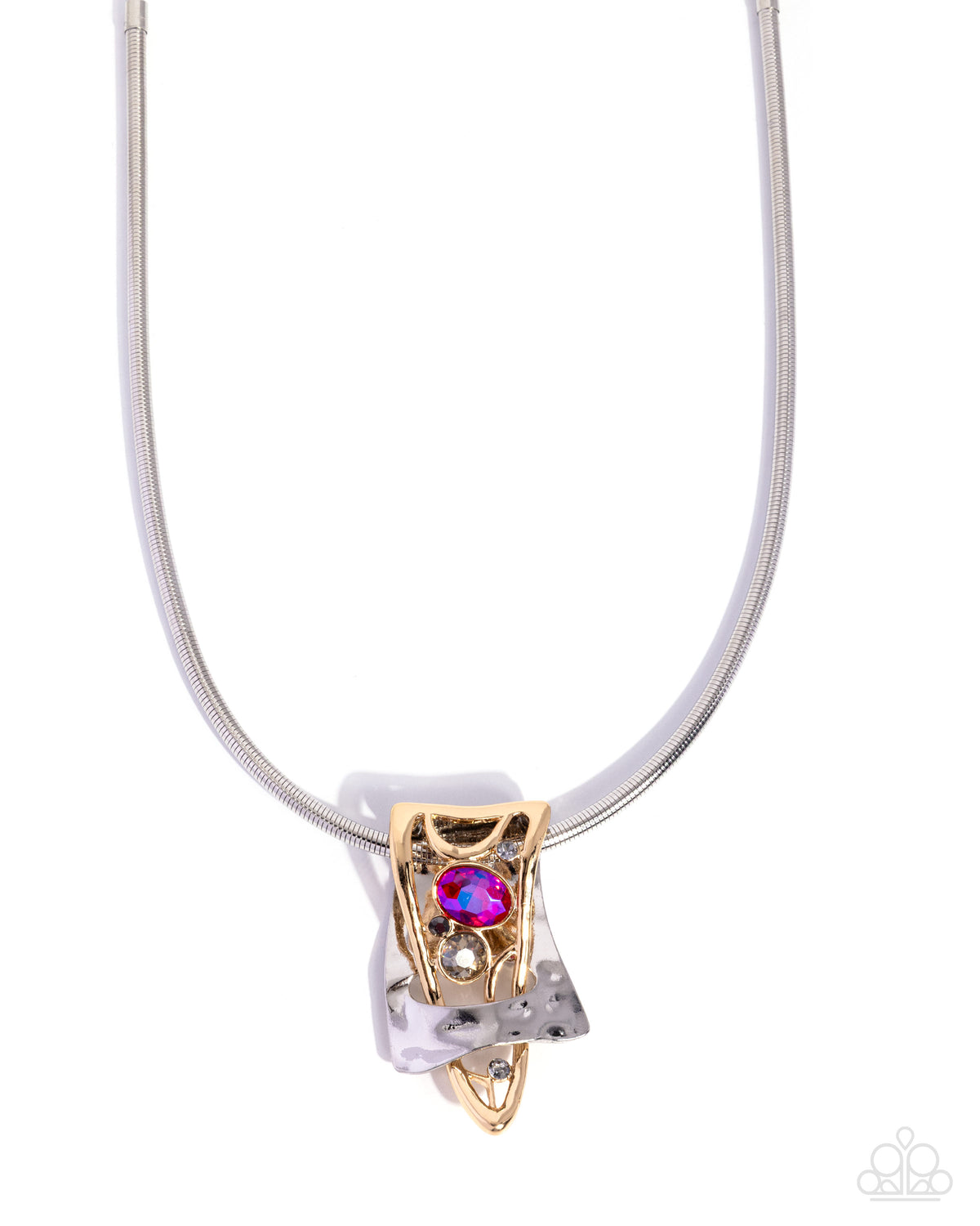 Bold Ballad - pink - Paparazzi necklace