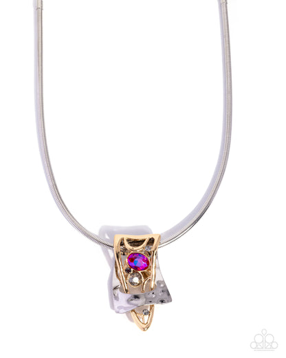 Bold Ballad - pink - Paparazzi necklace