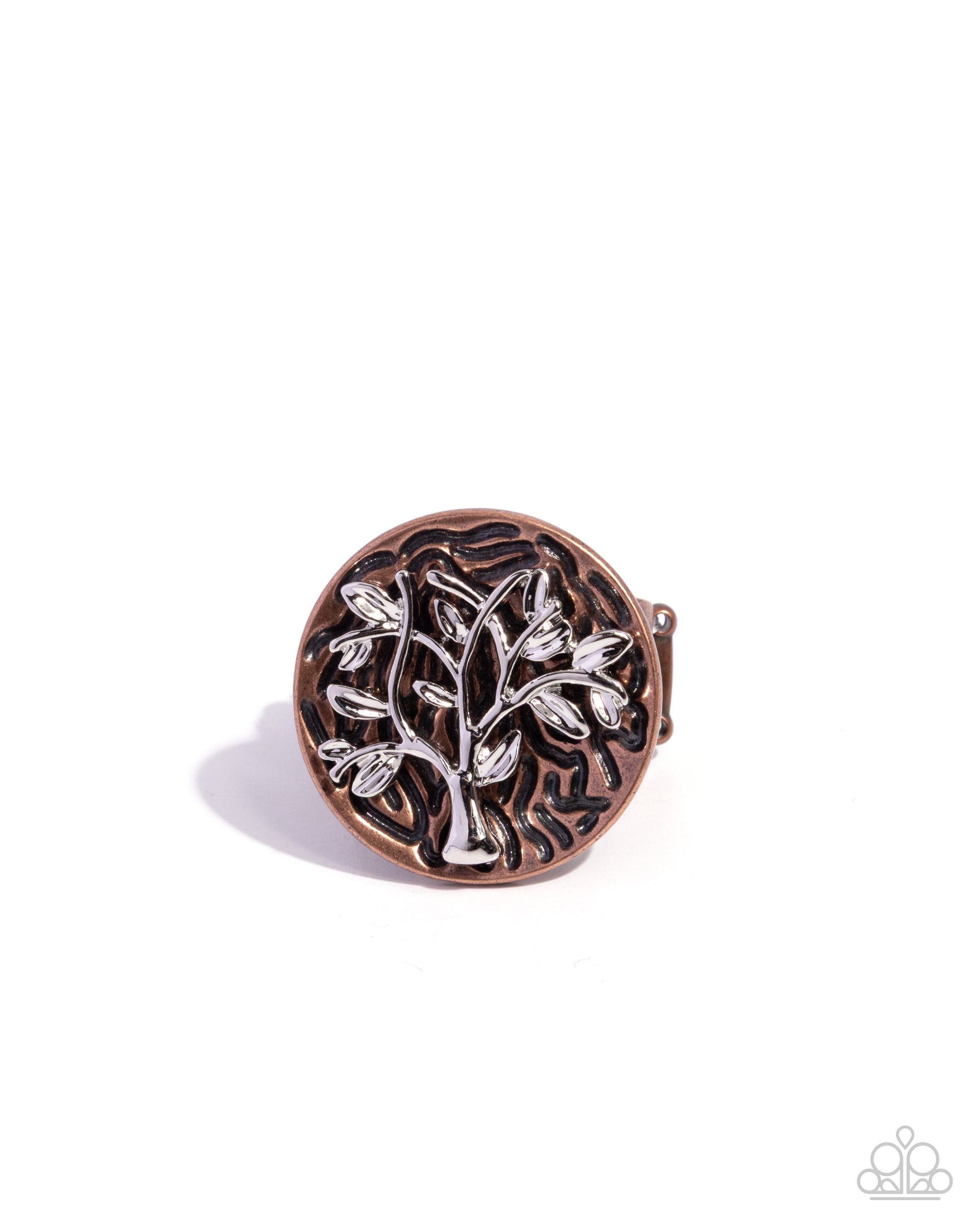 Bold Branches - copper - Paparazzi ring