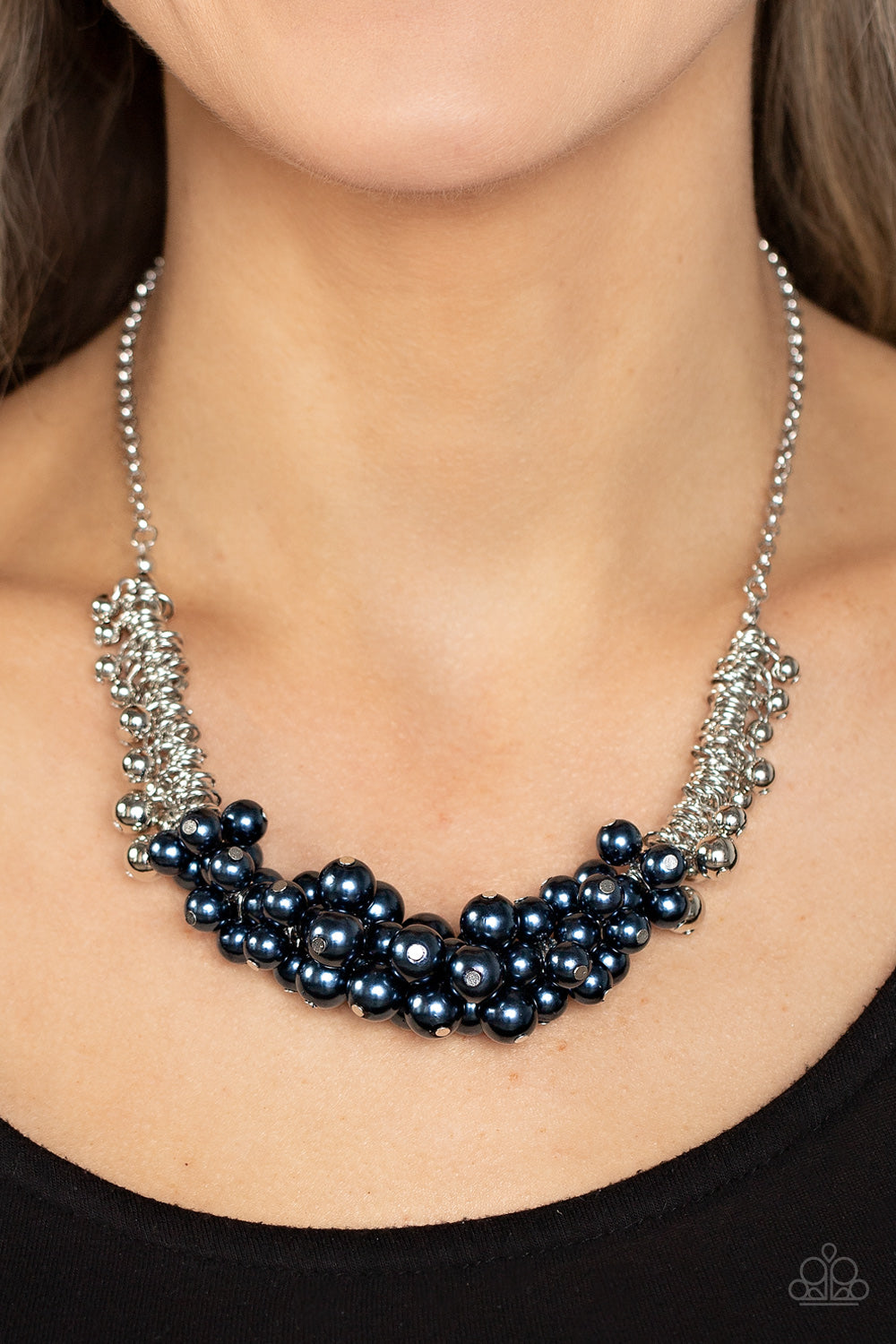 Bonus Points - blue - Paparazzi necklace