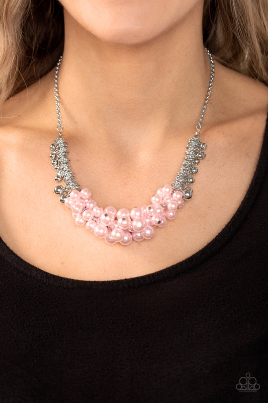 Bonus Points - pink - Paparazzi necklace