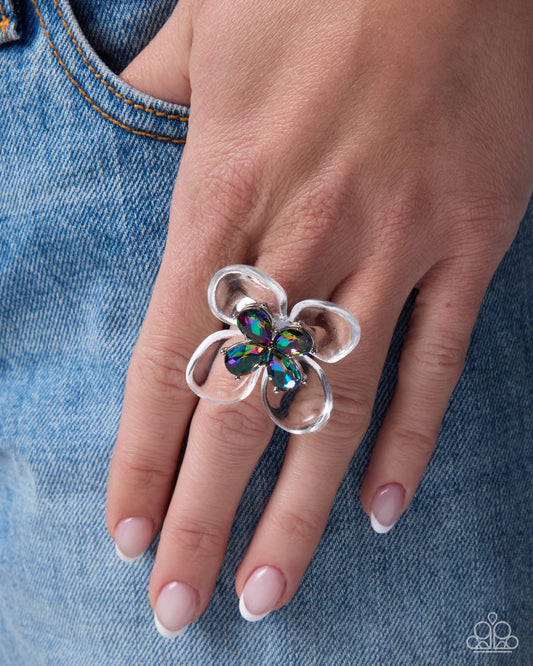 Borrowed Bloom - multi - Paparazzi ring