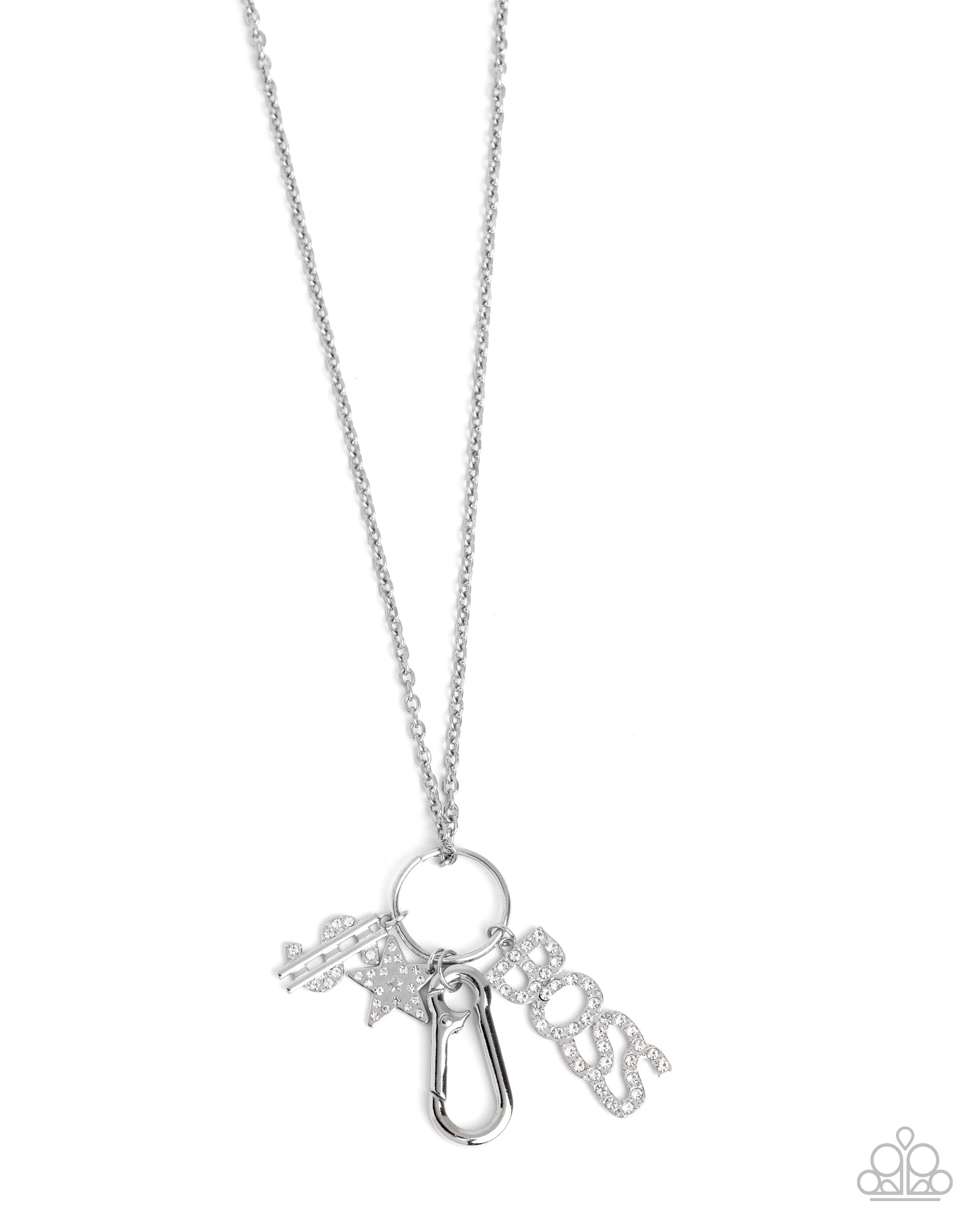 Boss Appreciation Day - white - Paparazzi LANYARD necklace