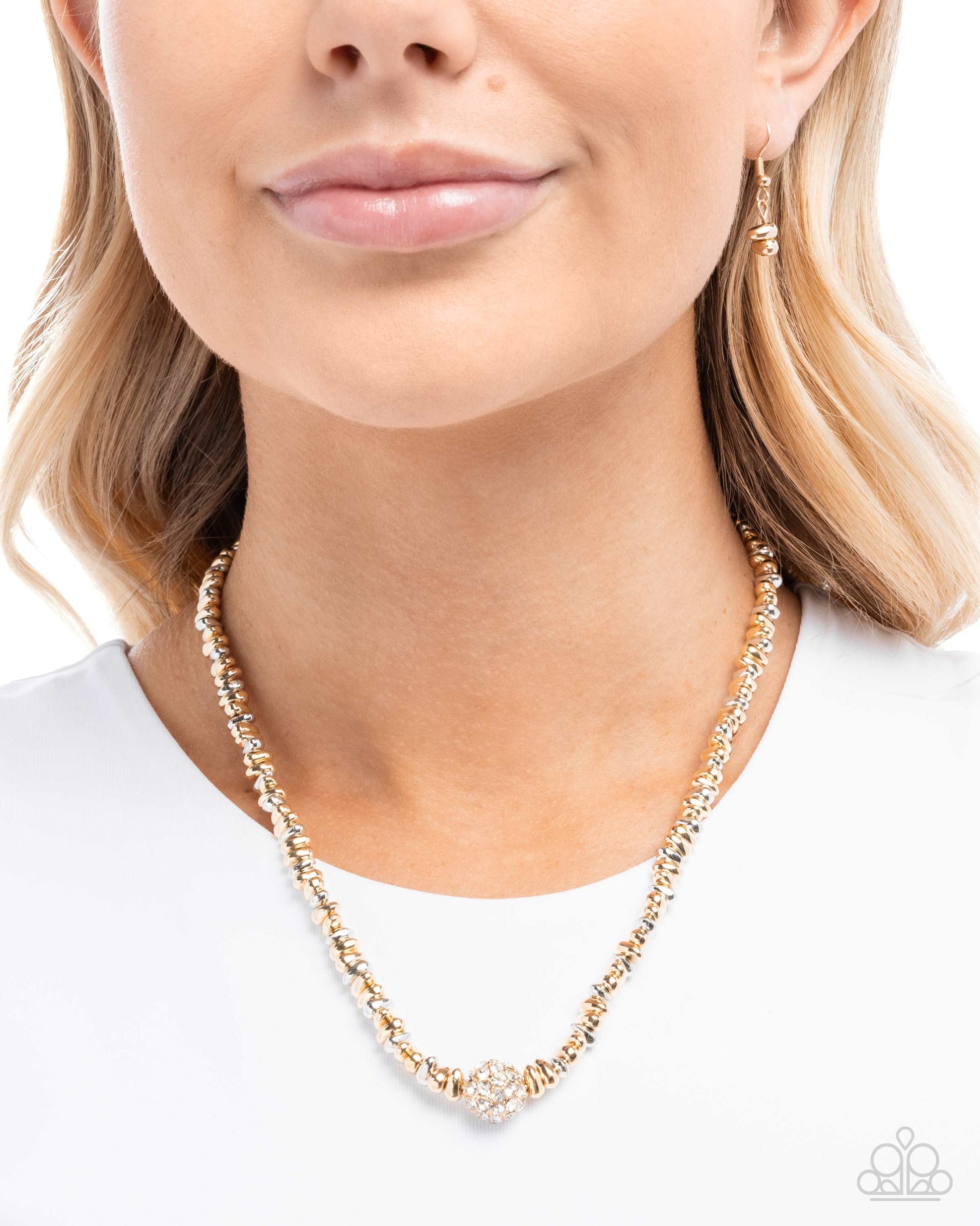 Bossy Bling - gold - Paparazzi necklace