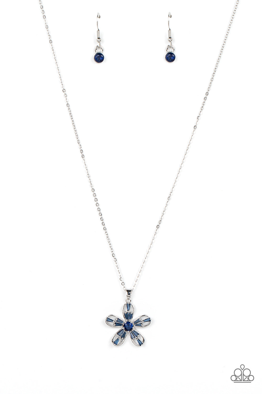 Botanical Ballad - blue - Paparazzi necklace