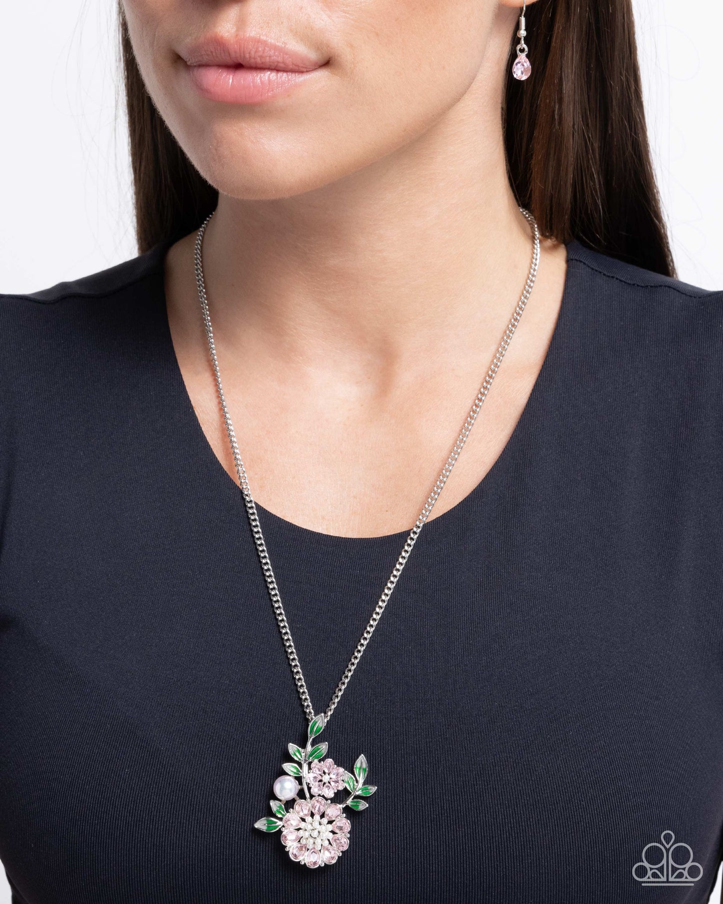 Botanical Bunch - pink - Paparazzi necklace