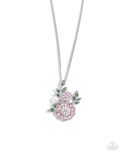 Botanical Bunch - pink - Paparazzi necklace