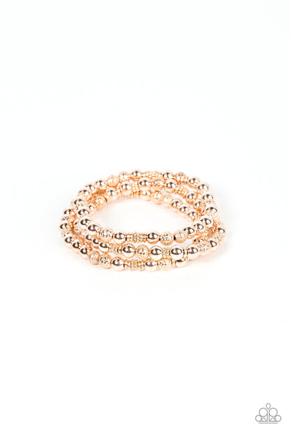 Boundless Boundaries - rose gold - Paparazzi bracelet