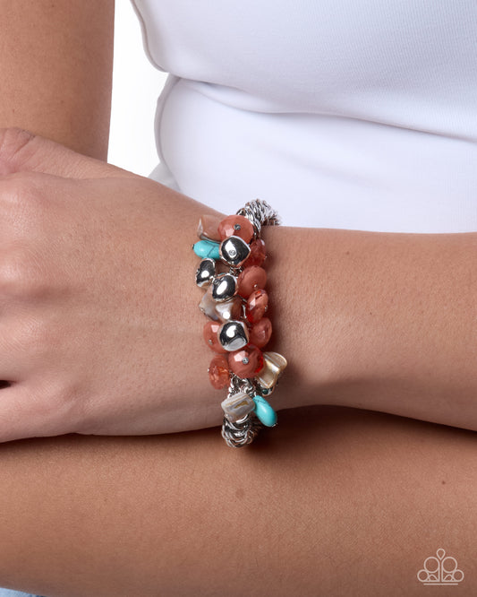 Bountiful Beads - blue - Paparazzi bracelet