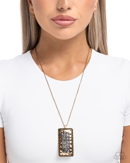 Bountifully Blessed - gold - Paparazzi necklace